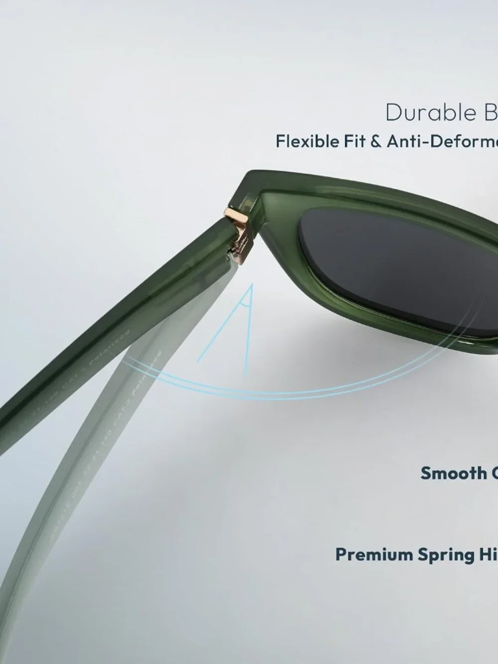 Women's UV400 Vintage Polarized Square Sunglasses - Stylish Outdoor Essential
